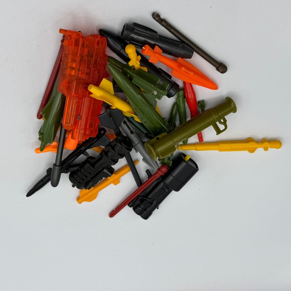 Vintage G.I. Joe Vehicles Weapons Parts Lot Missiles Bombs Launcher ARAH